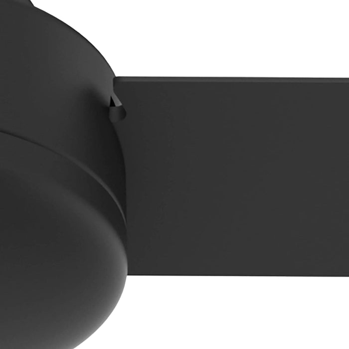 52 in. Modern Ceiling Fan with Wall Control, Matte Black Ceiling Fan, Hugger Ceiling Fans-10-ErisView