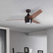 52 in. Modern Fan with Light, Indoor LED Ceiling Fan with Light Remote Control, Bronze Reversible Ceiling Fan Summer Winter-10-ErisView