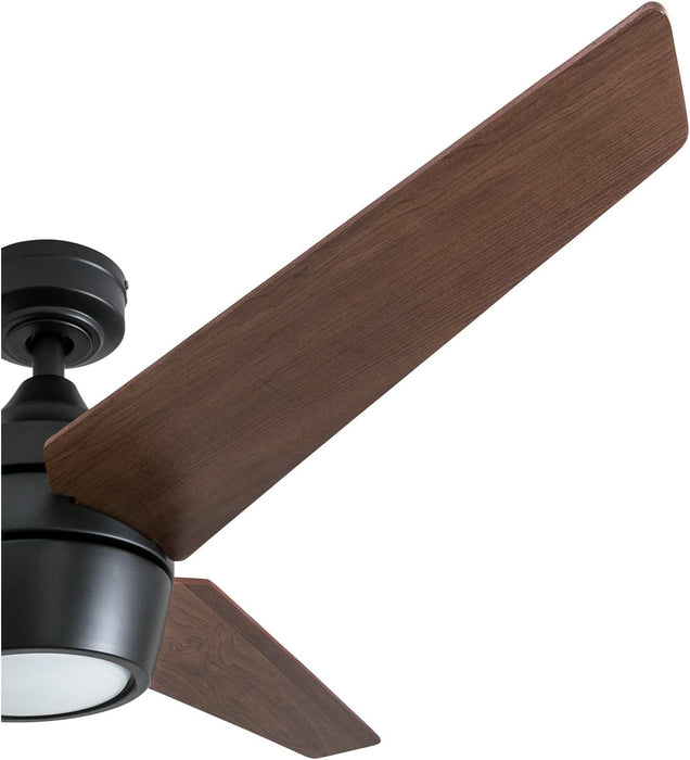 52 in. Modern Fan with Light, Indoor LED Ceiling Fan with Light Remote Control, Bronze Reversible Ceiling Fan Summer Winter-13-ErisView