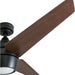 52 in. Modern Fan with Light, Indoor LED Ceiling Fan with Light Remote Control, Bronze Reversible Ceiling Fan Summer Winter-13-ErisView