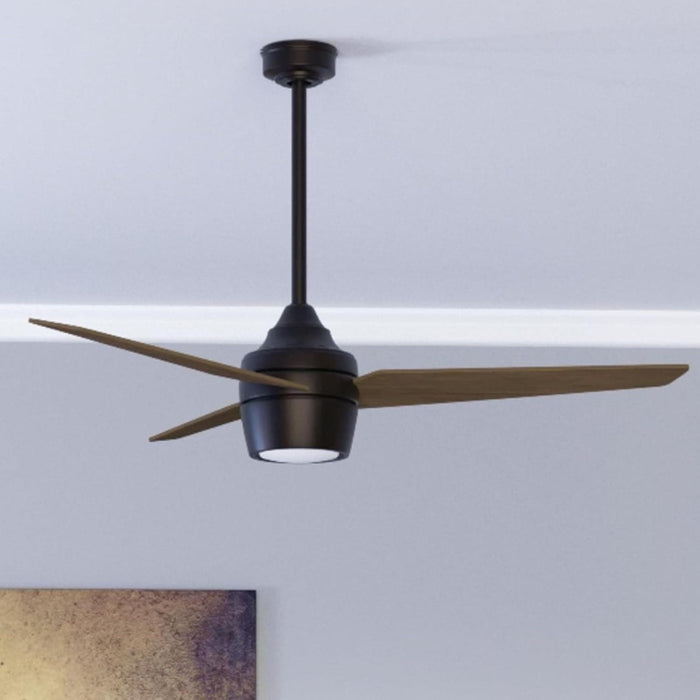 52 in. Modern Fan with Light, Indoor LED Ceiling Fan with Light Remote Control, Bronze Reversible Ceiling Fan Summer Winter-3-ErisView