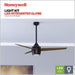 52 in. Modern Fan with Light, Indoor LED Ceiling Fan with Light Remote Control, Bronze Reversible Ceiling Fan Summer Winter-6-ErisView