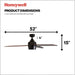 52 in. Modern Fan with Light, Indoor LED Ceiling Fan with Light Remote Control, Bronze Reversible Ceiling Fan Summer Winter-8-ErisView