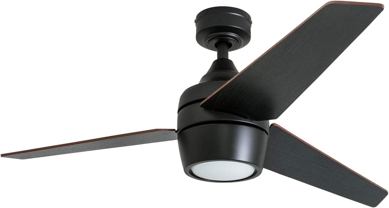 52 in. Modern Fan with Light, Indoor LED Ceiling Fan with Light Remote Control, Bronze Reversible Ceiling Fan Summer Winter-9-ErisView