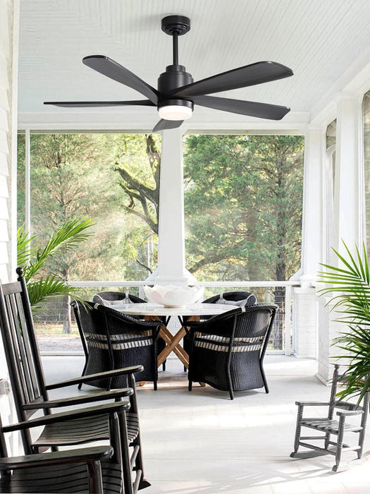 52 in. Modern Smart Ceiling Fan with Light and Remote, Compatible with Alexa Google APP, Indoor Ceiling Fans for Bedroom Living Room, Outdoor Fan for Patio-6-ErisView