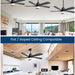 52 in. Modern Smart Ceiling Fan with Light and Remote, Compatible with Alexa Google APP, Indoor Ceiling Fans for Bedroom Living Room, Outdoor Fan for Patio-7-ErisView