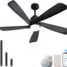 52 in. Modern Smart Ceiling Fan with Light and Remote, Compatible with Alexa Google APP, Indoor Ceiling Fans for Bedroom Living Room, Outdoor Fan for Patio-1-ErisView