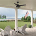 52 in. Natural Iron Ceiling Fan with LED Light and Remote Control, Ceiling Hugger Ceiling Fans-3-ErisView