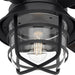 52 in. Natural Iron Ceiling Fan with LED Light and Remote Control, Ceiling Hugger Ceiling Fans-7-ErisView