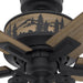 52 in. Natural Iron Indoor Ceiling Fan with LED Light and Pull Chain Control, Hugger Ceiling Fan with Light-5-ErisView