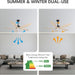 52 in. Natural Wood Blades Remote Ceiling Fan with Light, Reversible Quiet Ceiling Fans, LED Dimmable Ceiling Fan for Bedroom Living Room-4-ErisView