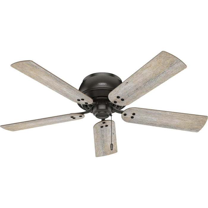52 in. Noble Bronze Ceiling Fan, Ceiling Hugger Ceiling Fans, Flush Mount Ceiling Fan with Light-10-ErisView