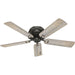 52 in. Noble Bronze Ceiling Fan, Ceiling Hugger Ceiling Fans, Flush Mount Ceiling Fan with Light-10-ErisView