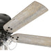 52 in. Noble Bronze Ceiling Fan, Ceiling Hugger Ceiling Fans, Flush Mount Ceiling Fan with Light-14-ErisView