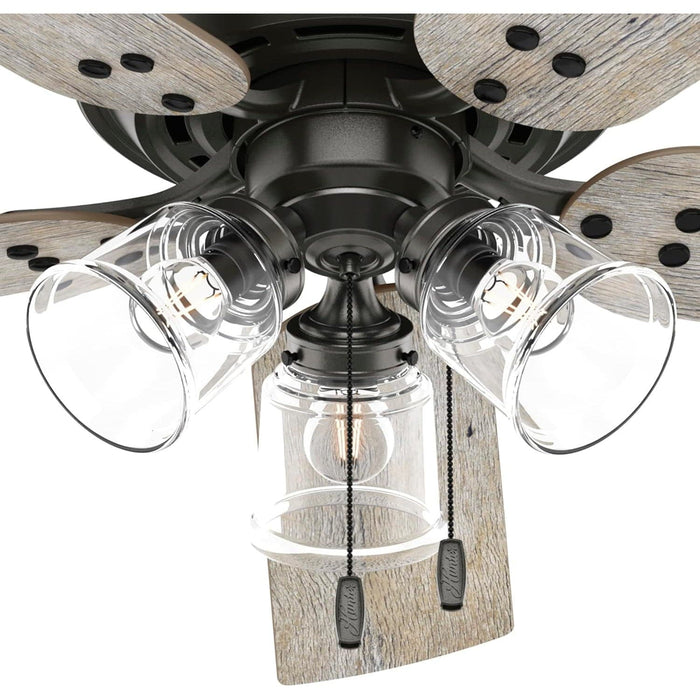 52 in. Noble Bronze Ceiling Fan, Ceiling Hugger Ceiling Fans, Flush Mount Ceiling Fan with Light-6-ErisView