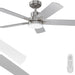 52 in. Outdoor Ceiling Fan with Light and Remote, Popular Ceiling Fans, Dimmable Noiseless Black Bedroom Ceiling Living Room Fan-7-ErisView