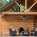 52 in. Outdoor Ceiling Fan with Light for Patio, Waterproof Reversible DC Ceiling Fan, 3 Walnut Wood Blade Wet Rated Outdoor Ceiling Fans-57-ErisView