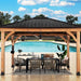 52 in. Outdoor Ceiling Fan with Light for Patio, Waterproof Reversible DC Ceiling Fan, 3 Walnut Wood Blade Wet Rated Outdoor Ceiling Fans-58-ErisView