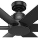 52 in. Outdoor Ceiling Fans, Metal Blade Fan, Matte Black Outdoor Fan, Exterior Ceiling Fans, Hugger Ceiling Fans-2-ErisView