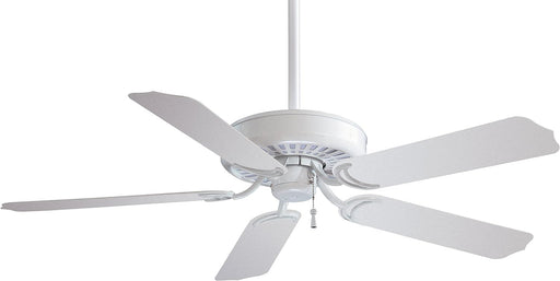 52 in. Outdoor Ceiling Fans, White Ceiling Fan, Exterior Ceiling Fans with Pull Chain -1-ErisView