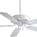 52 in. Outdoor Ceiling Fans, White Ceiling Fan, Exterior Ceiling Fans with Pull Chain -1-ErisView