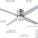 52 in. Outdoor Ceiling Fans with Light and Remote, Indoor Outdoor Reversible Modern Ceiling Fan for Bedroom Patio-21-ErisView
