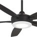 52 in. Recessed Ceiling Fan, Dimmable Ceiling Fan and Light, Home Ceiling Fan-1-ErisView