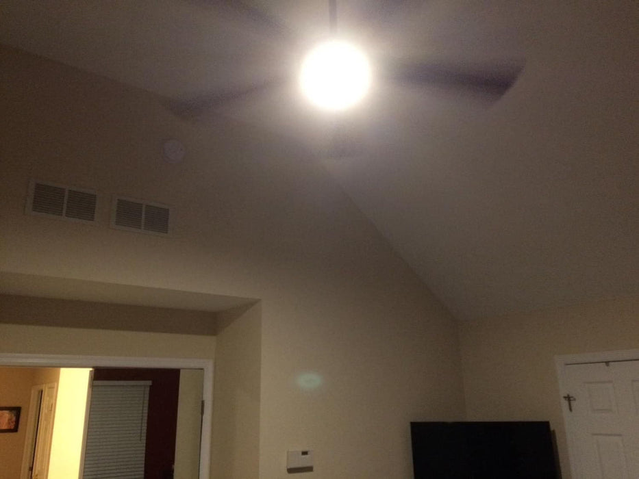 52 in. Recessed Ceiling Fan, Fancy Ceiling Fans with LED Light, Reversible DC Ceiling Fan, Brushed Nickel Ceiling Fan-3-ErisView