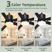 52 in. Remote Control Ceiling Fan and Light, Black Outdoor Ceiling Fan, Nice Ceiling Fans, 5 Blades Outdoor Patio Fans, Porch Ceiling Fans-25-ErisView