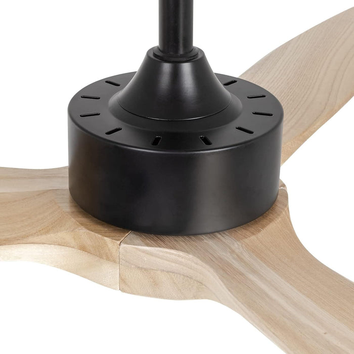 52 in. Remote Control Ceiling Fan and Light, Wood Ceiling Fan with Light, Fancy Ceiling Fans for Bedroom, Outdoor Wood Patio Fans-5-ErisView
