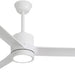52 in. Reversible Ceiling Fan, Mini White Ceiling Fan with Lights and Remote-9-ErisView