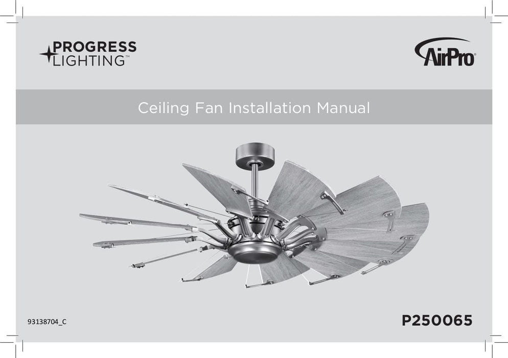 52 in. Reversible DC Ceiling Fan, Farmhouse Bronze Ceiling Fan -15-ErisView