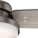 52 in. Sentinel Brushed Ceiling Fan with LED Light Kit and Handheld Remote, Hugger Ceiling Fan with Light-9-ErisView