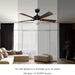 52 in. Smart Ceiling Fan, 5 Blade Ceiling Fan with Remote, LED Reversible DC Ceiling Fan, Works with Google Assistant Amazon Alexa Siri Shortcut-10-ErisView