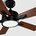 52 in. Smart Ceiling Fan, 5 Blade Ceiling Fan with Remote, LED Reversible DC Ceiling Fan, Works with Google Assistant Amazon Alexa Siri Shortcut-1-ErisView