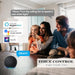 52 in. Smart Ceiling Fan with Dimmable LED Light, Fancy Ceiling Fans with Remote Alexa Google Assistant Siri Shortcuts -11-ErisView