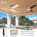 52 in. Smart Ceiling Fan with Light and Remote, Fast Ceiling Fan with Voice Alexa Google Wi-Fi APP Control for Bedroom, Outdoor Fans for Porch Patio-7-ErisView