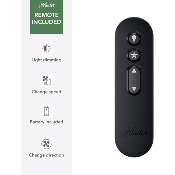 52 in. Smart Wi-Fi Ceiling Fan with LED Light and Handheld Remote, Hugger Ceiling Fans-6-ErisView