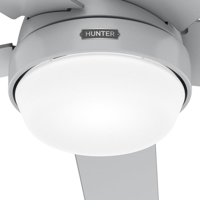 52 in. Smart Wi-Fi Ceiling Fan with LED Light and Handheld Remote, Hugger Ceiling Fans-8-ErisView