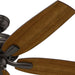 52 in. Traditional Ceiling Fans without Lights, Indoor Bronze Ceiling Fan with Pull Chains, Reversible Whisperwind Motor, Hugger Ceiling Fans-10-ErisView