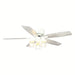 52 in. Traditional Flush Mount Ceiling Fan with Light Kit Remote Control, Modern Reversible Ceiling Fan for Living Room-ErisView