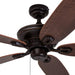 52 in. Traditional Indoor LED Ceiling Fan with Light Pull Chain, Reversible Ceiling Fan Summer Winter, Bronze Ceiling Fan-10-ErisView