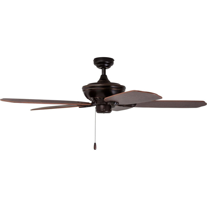 52 in. Traditional Indoor LED Ceiling Fan with Light Pull Chain, Reversible Ceiling Fan Summer Winter, Bronze Ceiling Fan-11-ErisView