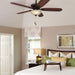 52 in. Traditional Indoor LED Ceiling Fan with Light Pull Chain, Reversible Ceiling Fan Summer Winter, Bronze Ceiling Fan-3-ErisView