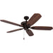 52 in. Traditional Indoor LED Ceiling Fan with Light Pull Chain, Reversible Ceiling Fan Summer Winter, Bronze Ceiling Fan-9-ErisView