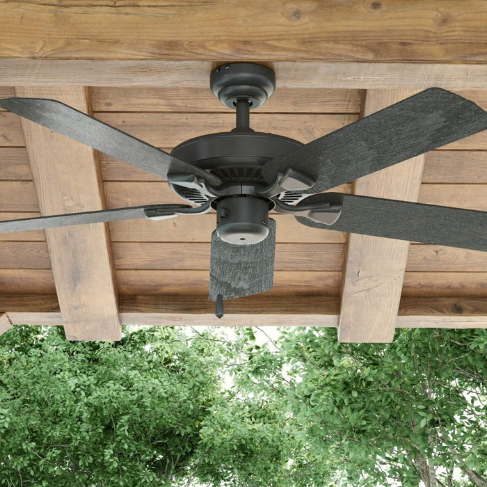 52 in. Traditional LED Indoor Outdoor Ceiling Fans with Pull Chain, Bronze Reversible Fan for Summer Winter-11-ErisView
