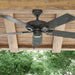 52 in. Traditional LED Indoor Outdoor Ceiling Fans with Pull Chain, Bronze Reversible Fan for Summer Winter-11-ErisView