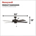 52 in. Traditional LED Indoor Outdoor Ceiling Fans with Pull Chain, Bronze Reversible Fan for Summer Winter-12-ErisView