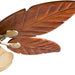 52 in. Tropical LED Ceiling Fan with Light Pull Chain, Solid Wood Blade Bronze Ceiling Fan-17-ErisView