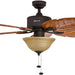 52 in. Tropical LED Ceiling Fan with Light Pull Chain, Solid Wood Blade Bronze Ceiling Fan-6-ErisView